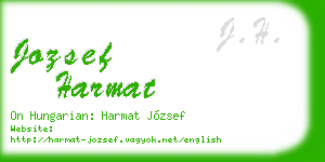 jozsef harmat business card